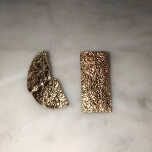 Gold Art Deco earrings